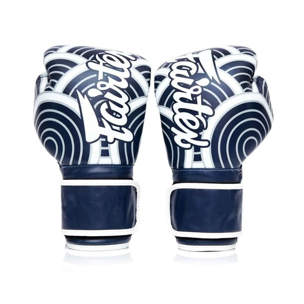 Fairtex BGV14 Microfiber Boxing Gloves - Blue Wave Edition - MMA Warehouse