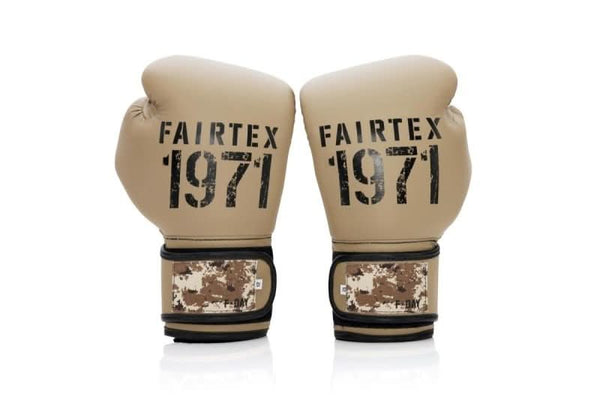 Fairtex BGV25 'F - DAY 2' Military Series Boxing Gloves - MMA Warehouse