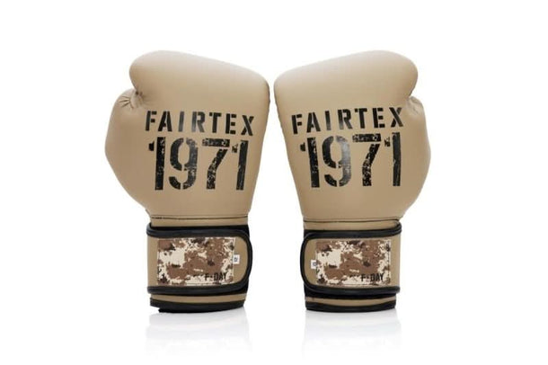 Fairtex BGV25 'F - DAY 2' Military Series Boxing Gloves - MMA Warehouse