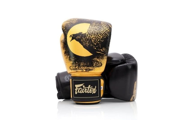 Fairtex BGV26 Harmony Six Black - Gold Boxing Gloves - MMA Warehouse
