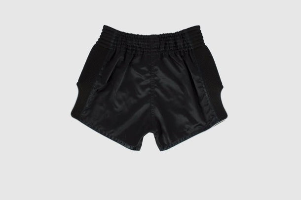 Fairtex Black Slim Cut Muay Thai Short - MMA Warehouse