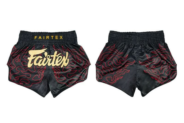 Fairtex BS1920 'Black Lava' Muay Thai Shorts - MMA Warehouse