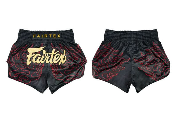 Fairtex BS1920 'Black Lava' Muay Thai Shorts - MMA Warehouse
