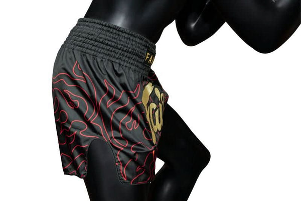 Fairtex BS1920 'Black Lava' Muay Thai Shorts - MMA Warehouse