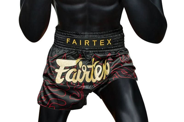 Fairtex BS1920 'Black Lava' Muay Thai Shorts - MMA Warehouse