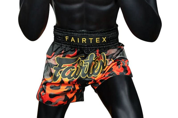 Fairtex BS1921 'Black Volcano' Muay Thai Shorts - MMA Warehouse