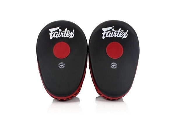 Fairtex FMV13 Maximized Focus Mitts - Black/Red - MMA Warehouse