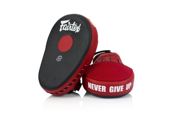 Fairtex FMV13 Maximized Focus Mitts - Black/Red - MMA Warehouse
