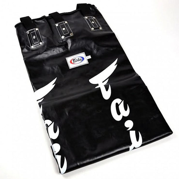 Fairtex HB6 Muay Thai Banana Bag - Unfilled - 6ft - Black - MMA Warehouse