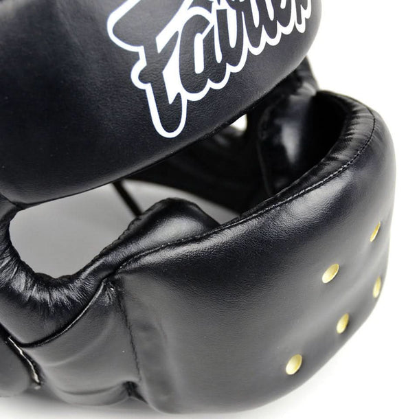 Fairtex HG14 Full Face Headguard - Black - MMA Warehouse