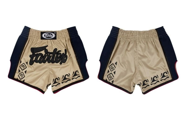 Fairtex Khaki Slim Cut Muay Thai Short - MMA Warehouse