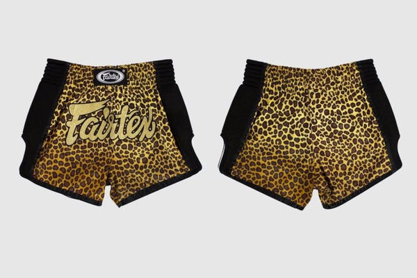 Fairtex Leopard Slim Cut Muay Thai Short - MMA Warehouse