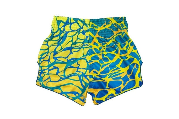 Fairtex "Magma" Green Slim Cut Muay Thai Shorts - MMA Warehouse