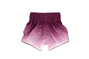 Fairtex Maroon Fade Slim Cut Muay Thai Shorts