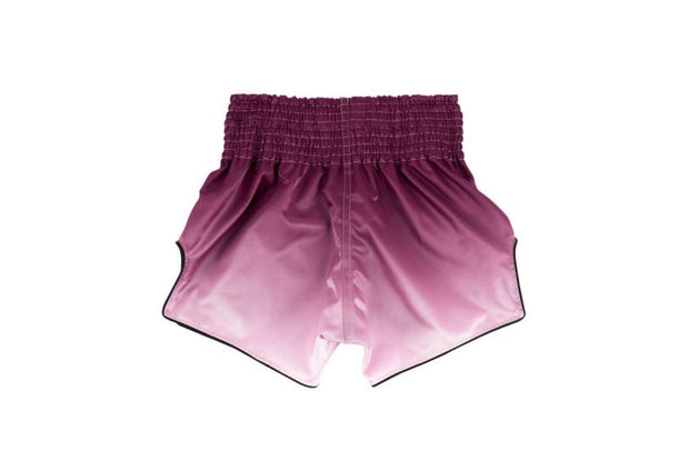 Fairtex Maroon Fade Slim Cut Muay Thai Shorts - MMA Warehouse