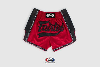 Fairtex Red Slim Cut Muay Thai Short