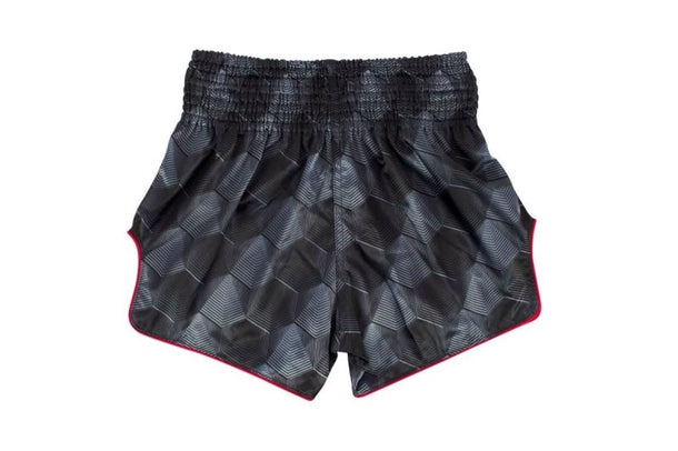 Fairtex "Stealth" Black Slim Cut Muay Thai Short - MMA Warehouse