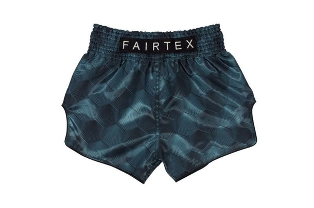 Fairtex "Stealth" Grayish Green Slim Cut Muay Thai Short - MMA Warehouse