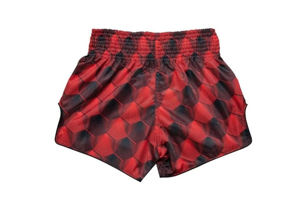 Fairtex "Stealth" Red Slim Cut Muay Thai Short - MMA Warehouse