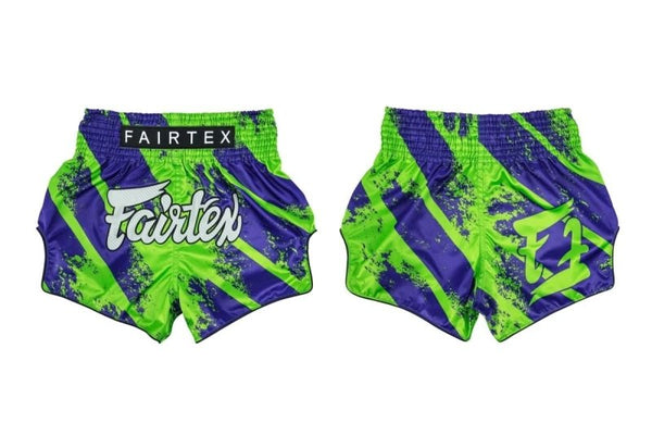 Fairtex "Street King" Green Muay Thai Shorts - MMA Warehouse