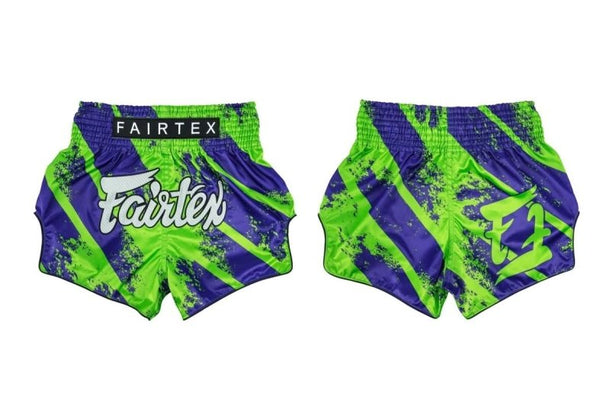 Fairtex "Street King" Green Muay Thai Shorts - MMA Warehouse