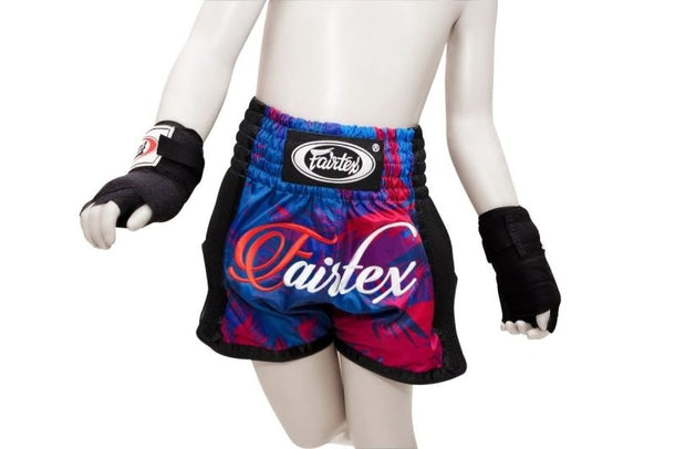 Fairtex "Summer" Kids Kickboxing Shorts - MMA Warehouse