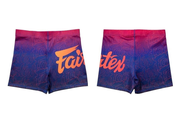 Fairtex "Vale Tudo" Shorts for Women - Blue - MMA Warehouse