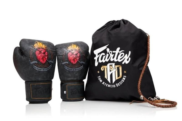 Fairtex X Tom Atencio 'The Heart of Warrior' Boxing Gloves - MMA Warehouse
