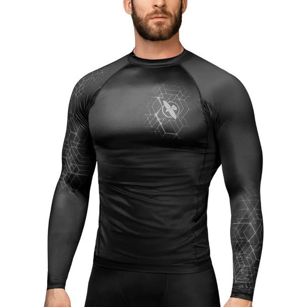 Hayabusa Geo Long Sleeve Rash Guard - MMA Warehouse
