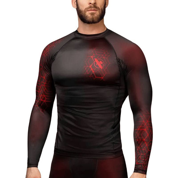 Hayabusa Geo Long Sleeve Rash Guard - MMA Warehouse