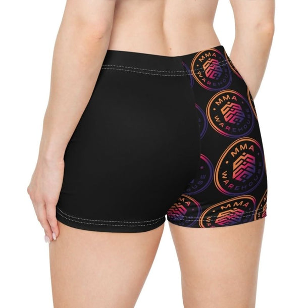 MMA Warehouse Women's Performance Training Shorts - Citrus Edition - MMA Warehouse