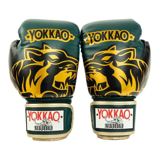 YOKKAO 'Original' Muay Thai Gloves - Gold - MMA Warehouse