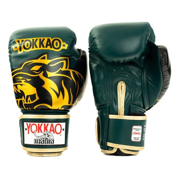 YOKKAO 'Original' Muay Thai Gloves - Gold - MMA Warehouse