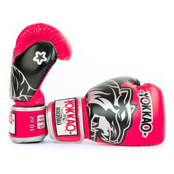 YOKKAO 'Original' Muay Thai Gloves - Silver - MMA Warehouse