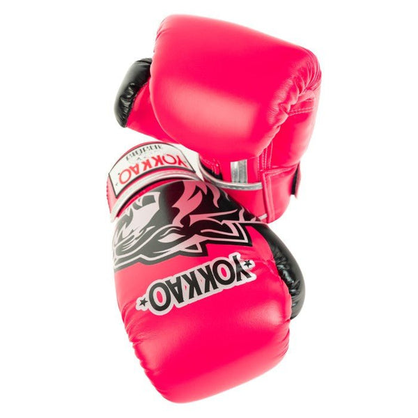 YOKKAO 'Original' Muay Thai Gloves - Silver - MMA Warehouse