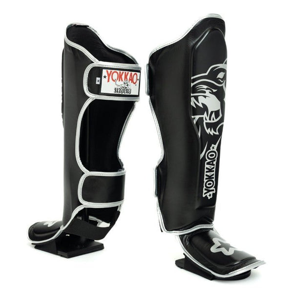 YOKKAO 'Original' Shin Guards - Silver - MMA Warehouse