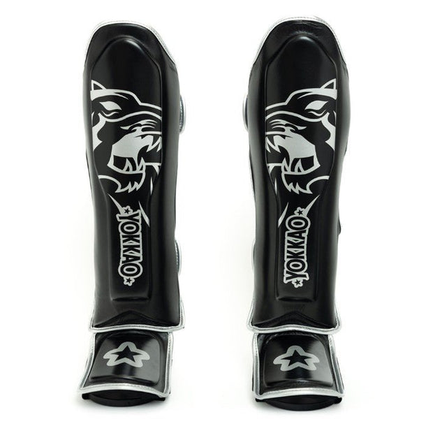 YOKKAO 'Original' Shin Guards - Silver - MMA Warehouse