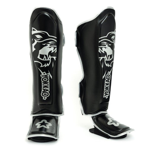 YOKKAO 'Original' Shin Guards - Silver - MMA Warehouse