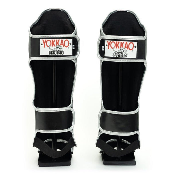 YOKKAO 'Original' Shin Guards - Silver - MMA Warehouse