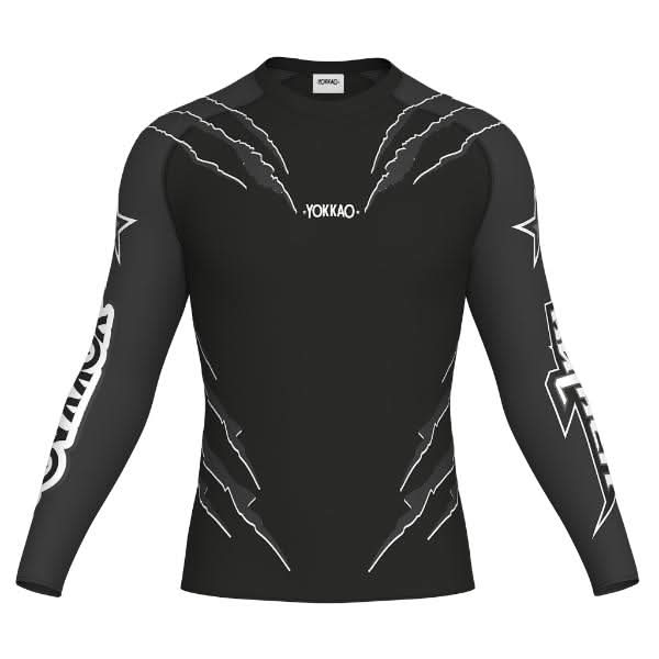 YOKKAO 'Scratch' Long Sleeve Rash Guard - MMA Warehouse