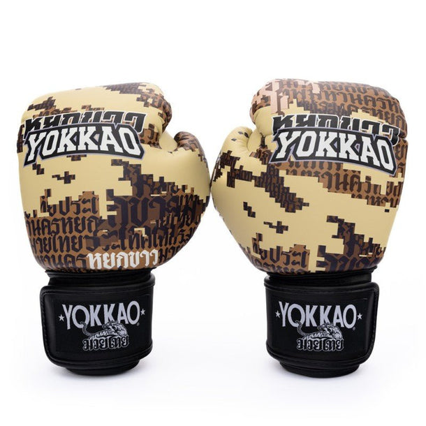 YOKKAO 'Thai Camo' Muay Thai Gloves - MMA Warehouse