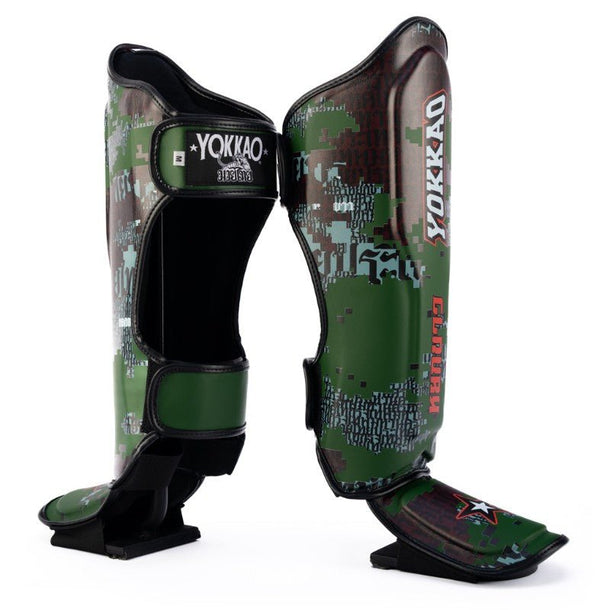 YOKKAO 'Thai Camo' Muay Thai Shin Guards - MMA Warehouse