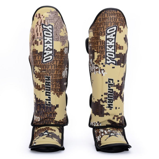 YOKKAO 'Thai Camo' Muay Thai Shin Guards - MMA Warehouse