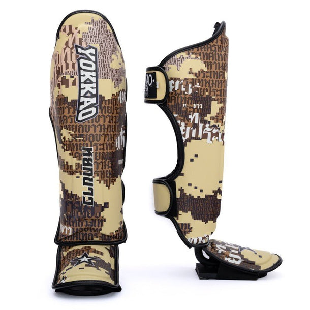 YOKKAO 'Thai Camo' Muay Thai Shin Guards - MMA Warehouse