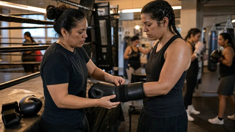 fitness gym boxing gloves