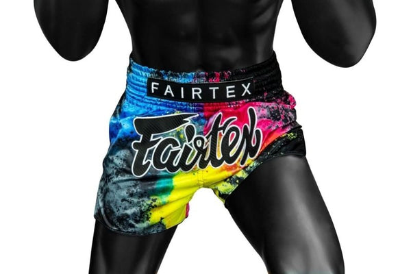 Fairtex "Acid Jazz" Black Muay Thai Shorts - MMA Warehouse