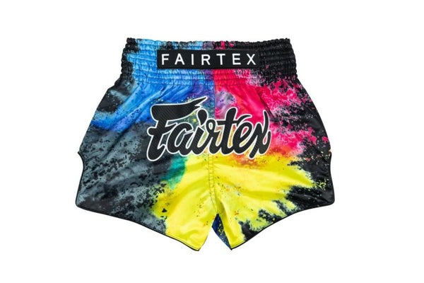 Fairtex "Acid Jazz" Black Muay Thai Shorts - MMA Warehouse