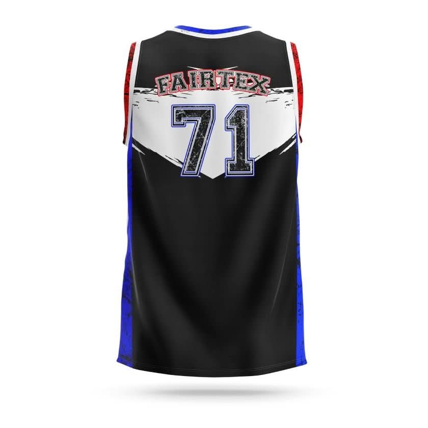 Fairtex Basketball Jersey Grunge Shield - MMA Warehouse