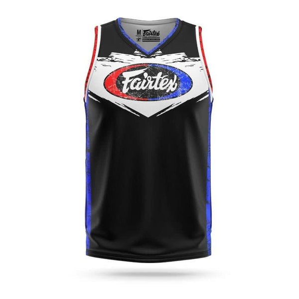 Fairtex Basketball Jersey Grunge Shield - MMA Warehouse