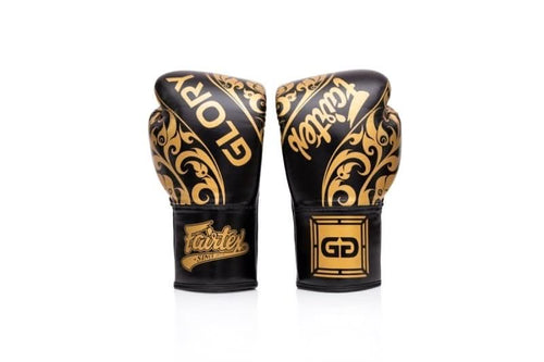 Fairtex BGLG2 Glory Black Boxing Gloves - MMA Warehouse
